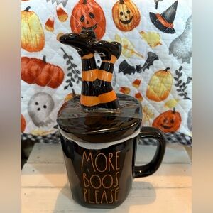 Rae Dunn Black “More Boos Please” Artisan Mug